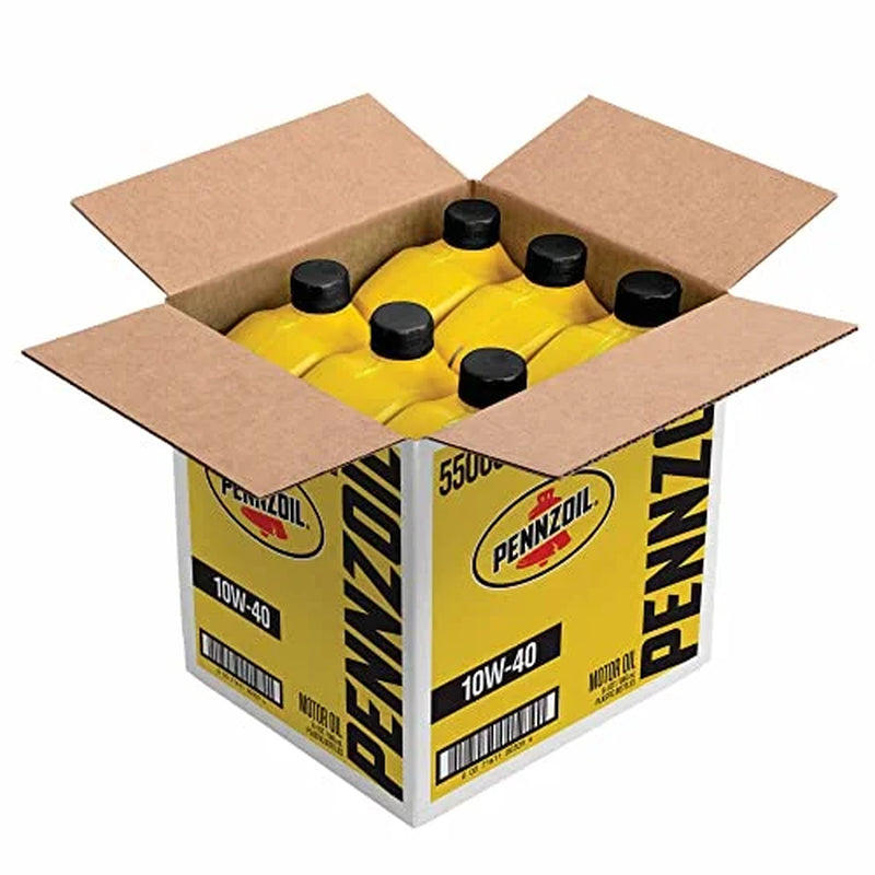 550035160/3653 Motor Oil, 10W-40 Quart Bottle (Case of 6)