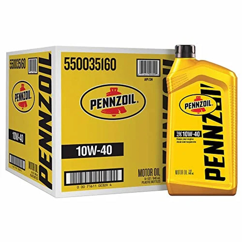 550035160/3653 Motor Oil, 10W-40 Quart Bottle (Case of 6)