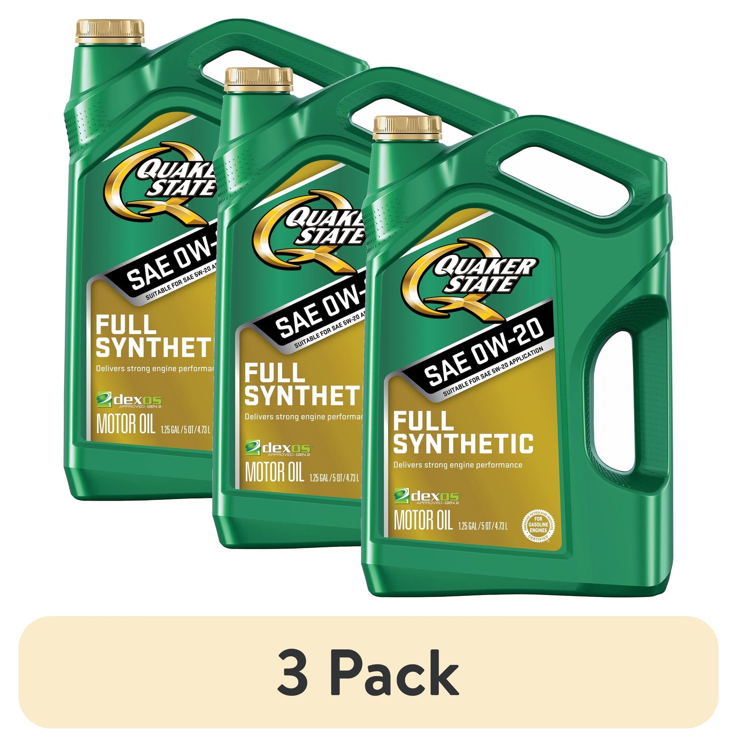 Full Synthetic 0W-20 Motor Oil, 5-Quart