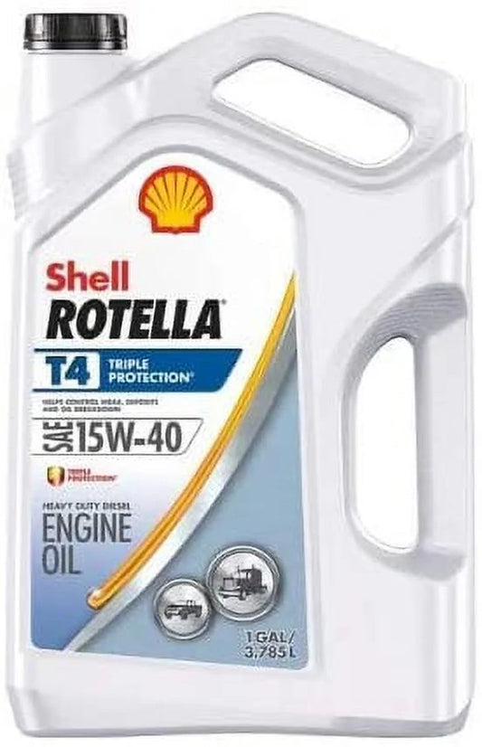 T4 Triple Protection Heavy Duty Diesel Engine Oil 15W-40, 1 Gal (3 Pack)