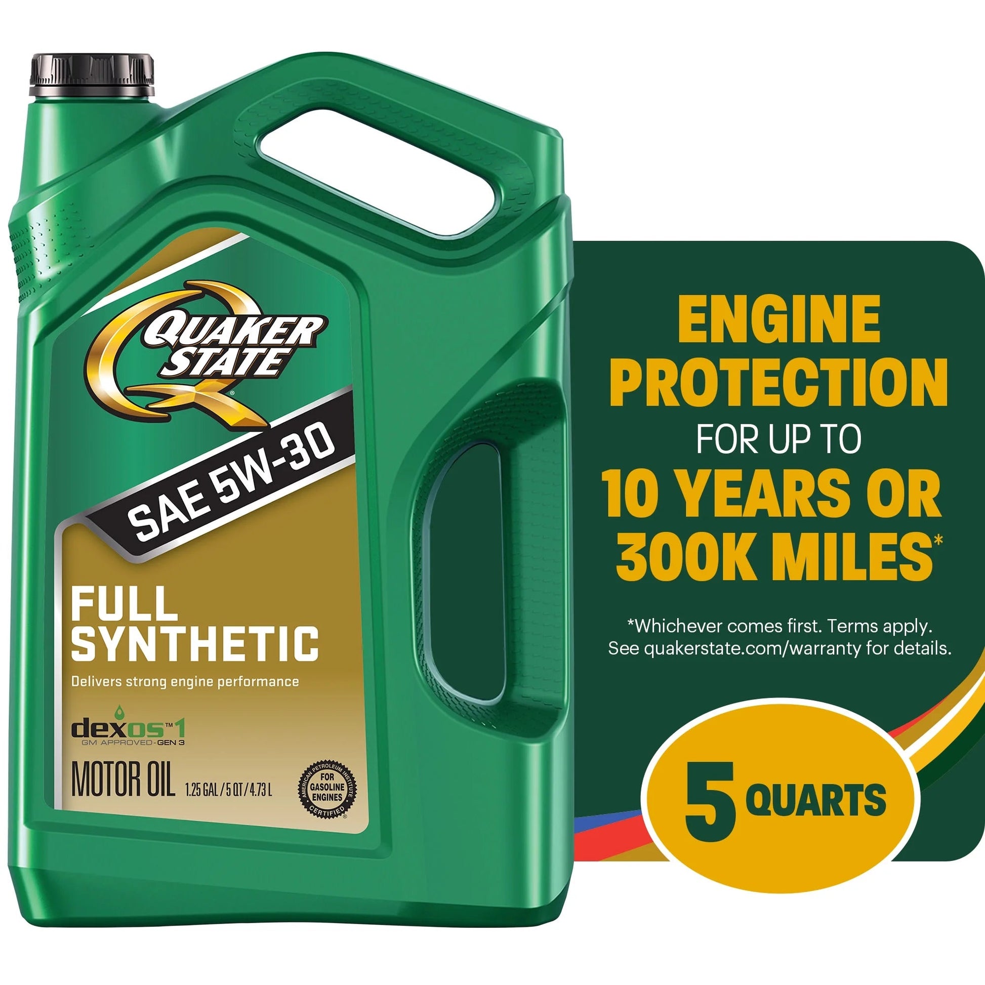 Full Synthetic 5W-30 Motor Oil, 5-Quart